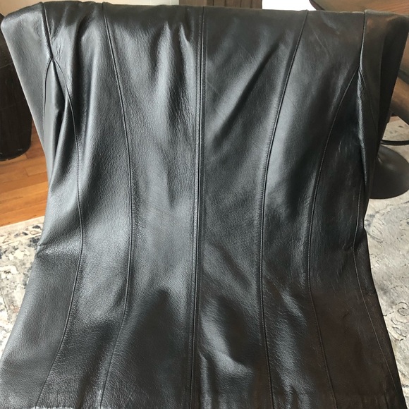 2 for $40 - Vintage East 5th women’s genuine leather jacket, black, size M - Picture 11 of 12